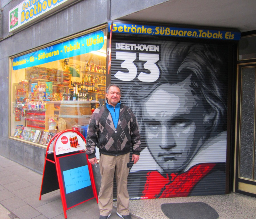 Proprietor, Convenience Shop,  Cologne, Germany