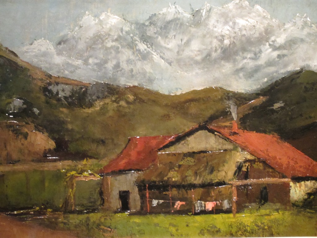 Chalet in the Mountains, Gustave Courbet