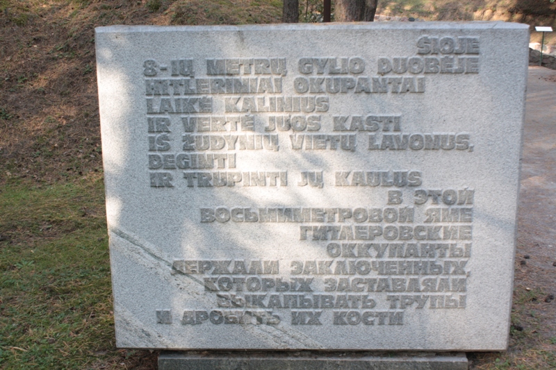 Paneriai Memorial, Vilnius. Lithuania 