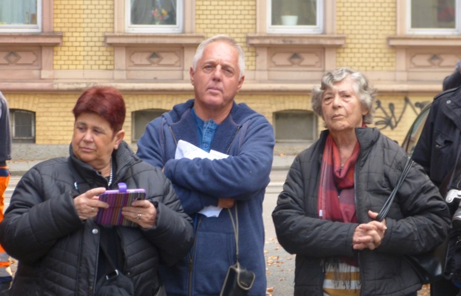 Polatschek Cousins, Stolpersteine Ceremony, Ulm, Germany