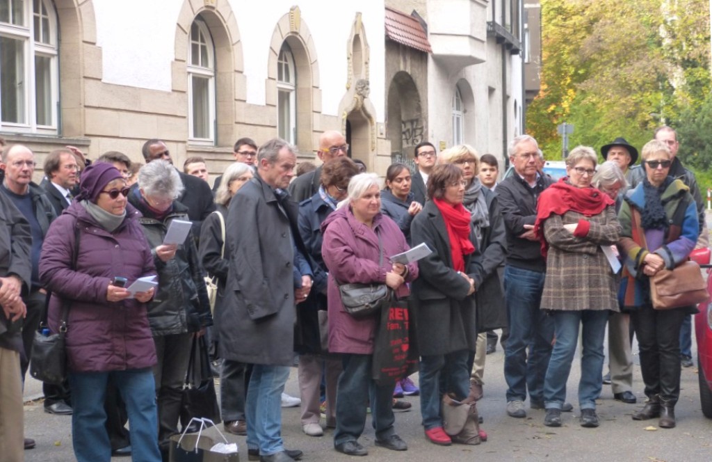 Stolpersteine Ceremony, Ulm, Germany