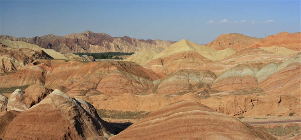 Painted Mountains, Gansu Province, China