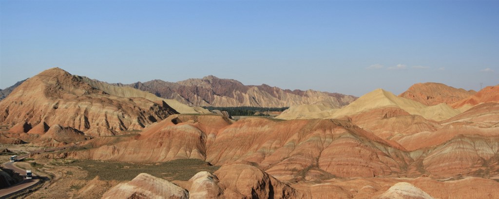 Painted Mountains, Gansu Province, China