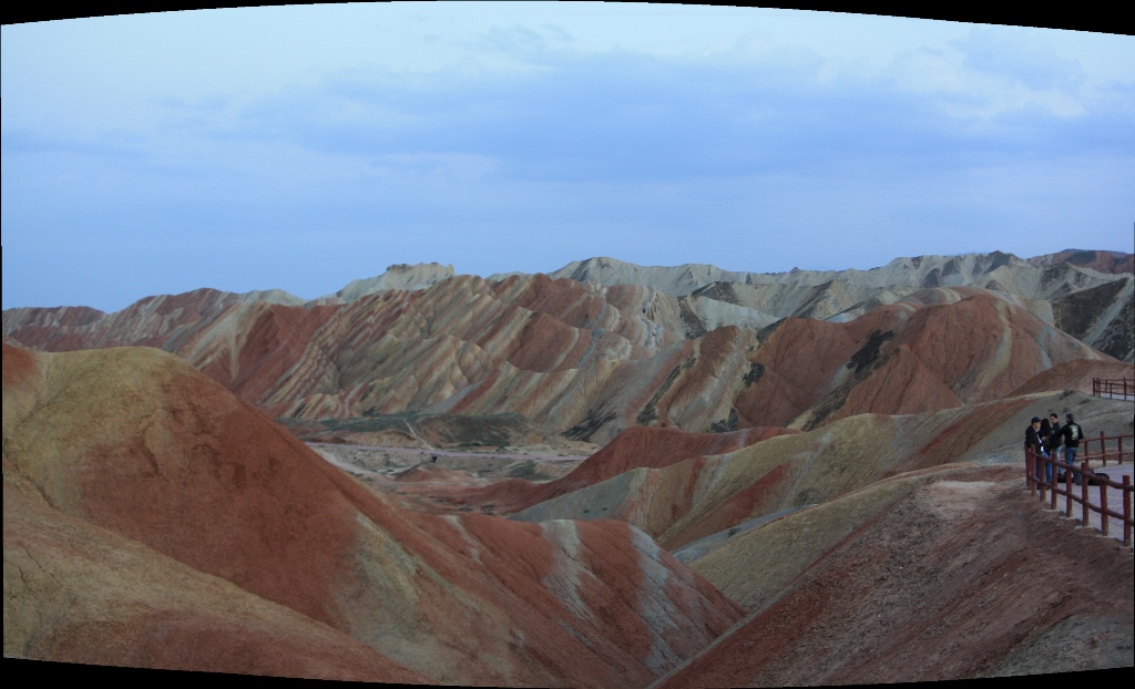 Painted Mountains, Gansu Province, China