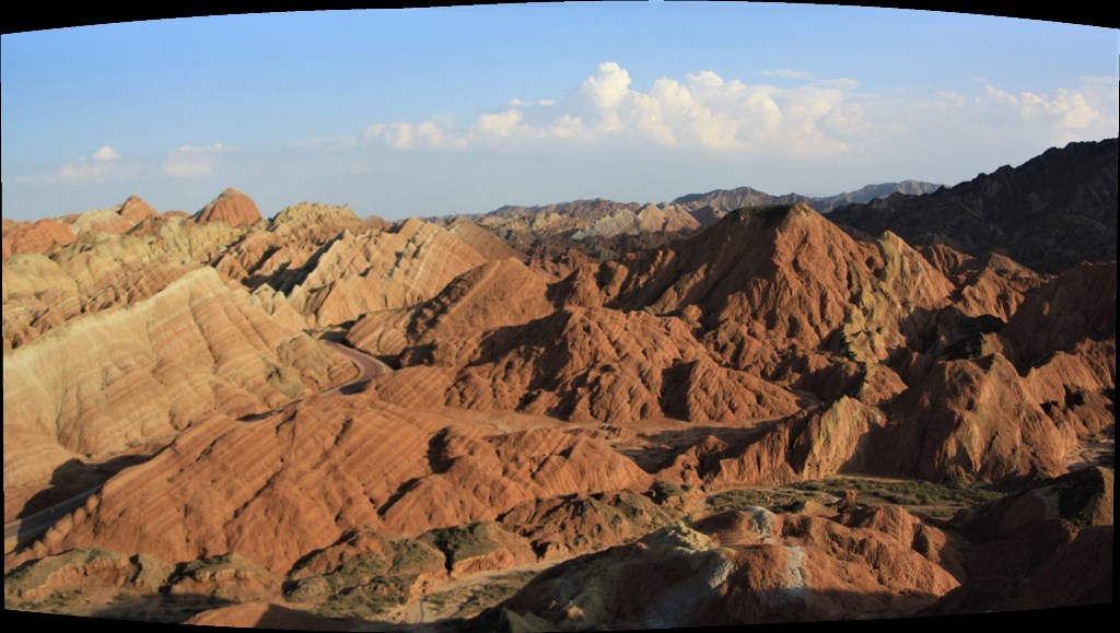 Painted Mountains, Gansu Province, China