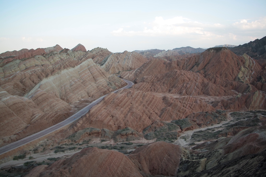 Painted Mountains, Gansu Province, China