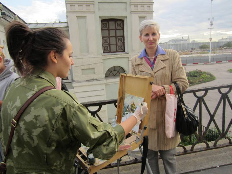 Galina and Arist, Moscow