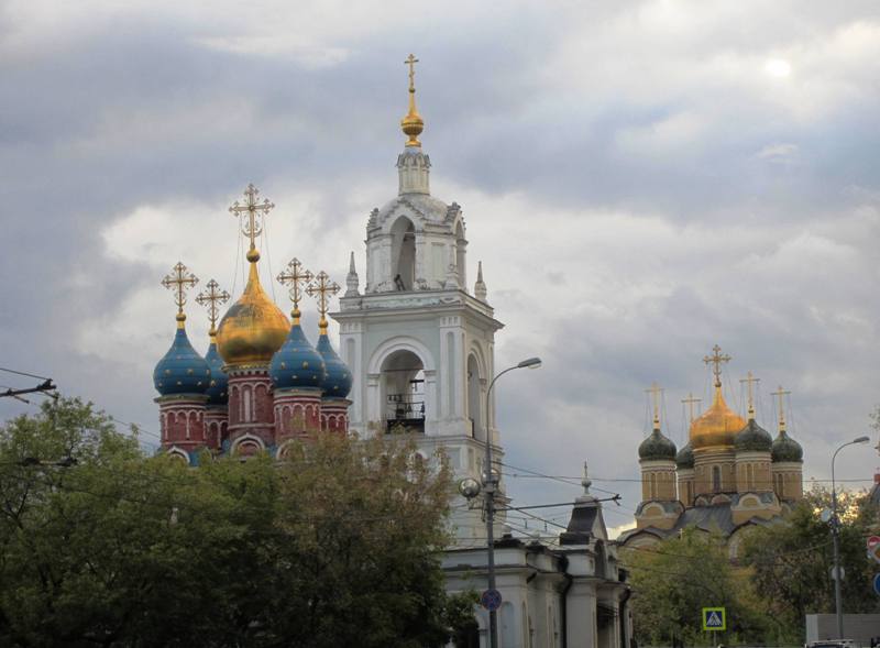Church Towers in Moscow