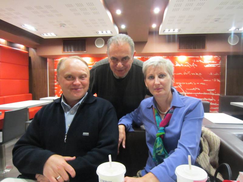 Oleg, Galina, Jan in Moscow