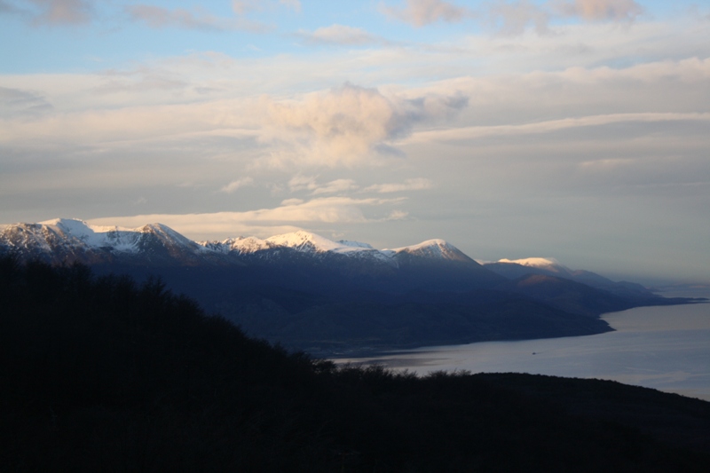 Beagle Channel from Glaciar Martial, Ushuaia