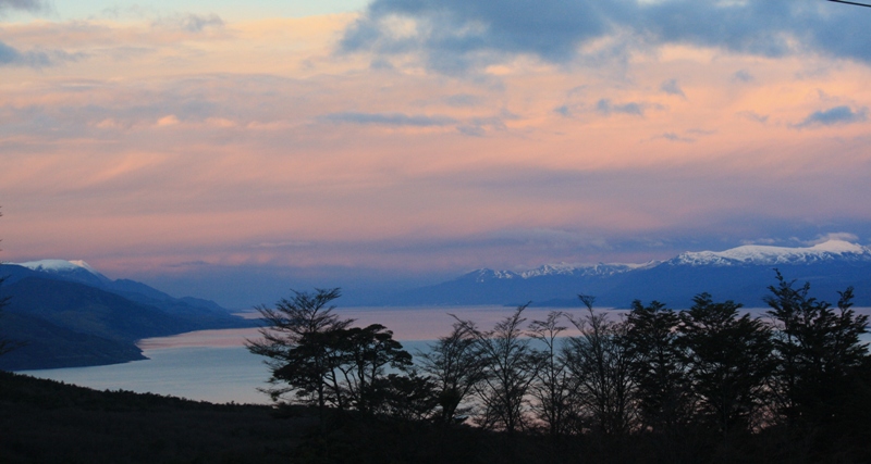 Beagle Channel from Glaciar Martial, Ushuaia