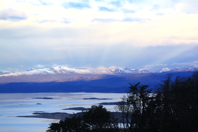 Beagle Channel from Glaciar Martial, Ushuaia