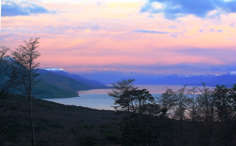 Beagle Channel from Glaciar Martial, Ushuaia