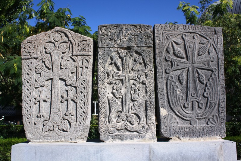 Khatchkars, Echmiadzin, Armenia