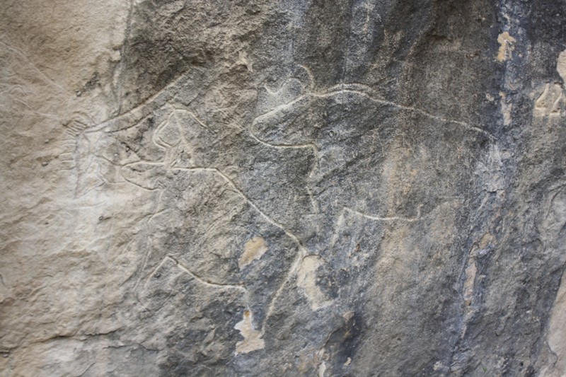 Petroglyphs, Qobustan, Azerbaijan