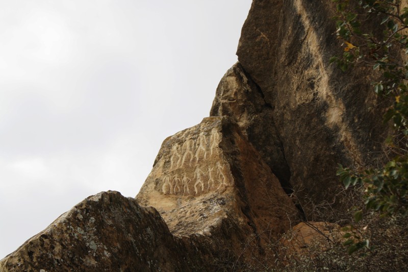 Petroglyphs, Qobustan, Azerbaijan