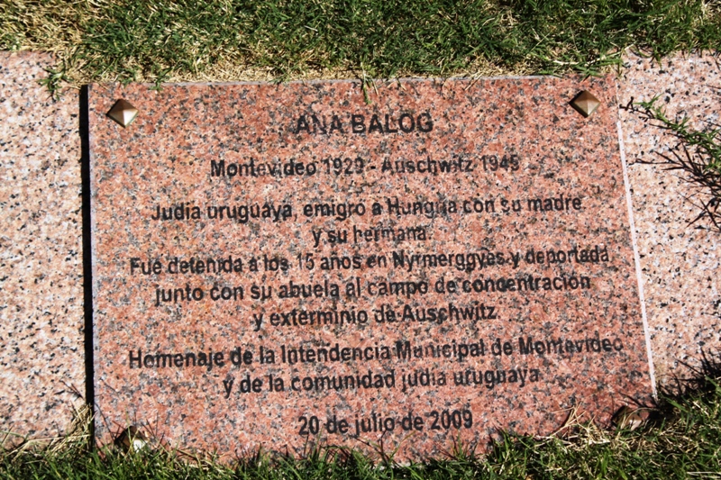  Holocaust Memorial, Montevideo, Uruguay