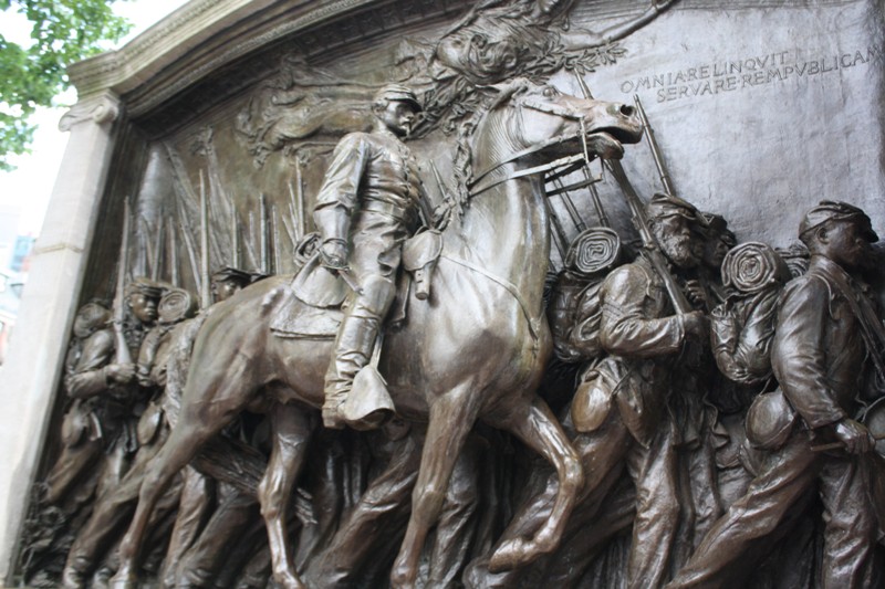  The Robert Gould Shaw and Massachusetts 54th Regiment Memorial, Boston
