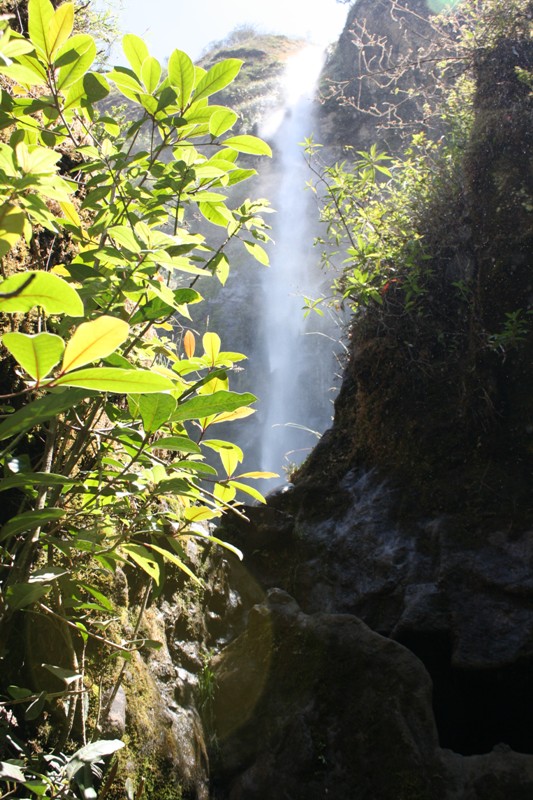 El Chorro Waterfall, Girón, Ecuador