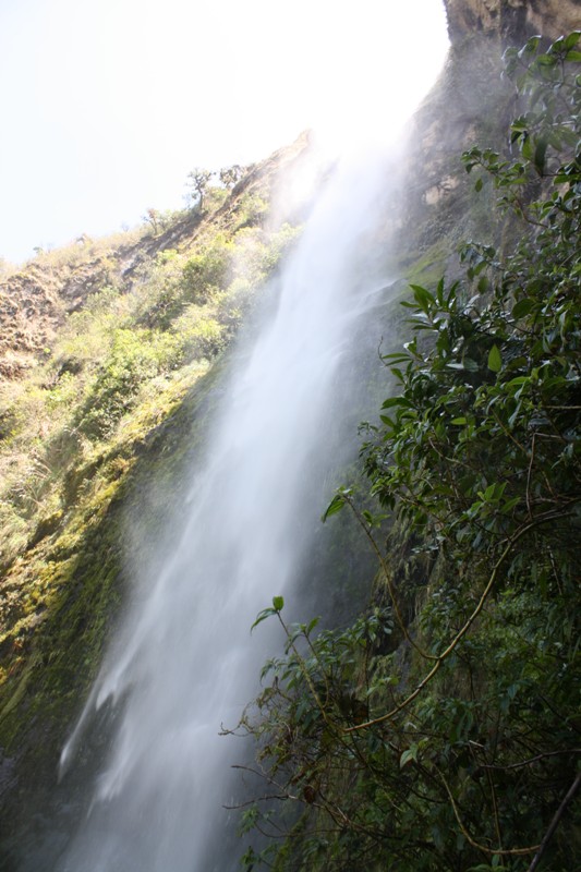 El Chorro Waterfall, Girón, Ecuador