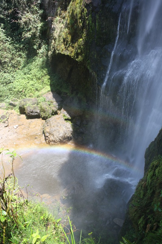 El Chorro Waterfall, Girón, Ecuador