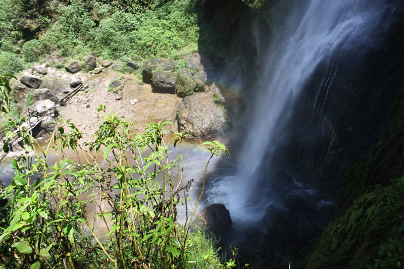 El Chorro Waterfall, Girón, Ecuador