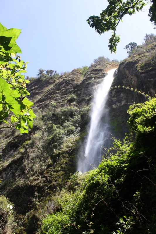El Chorro Waterfall, Girón, Ecuador
