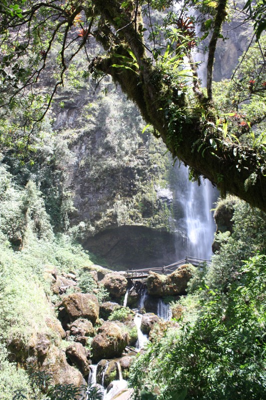 El Chorro Waterfall, Girón, Ecuador