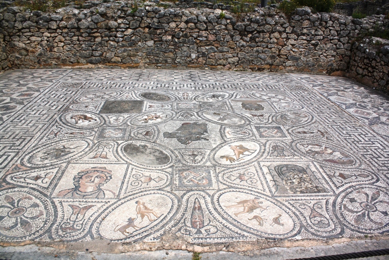 Mosaic, Volubilis, Morocco