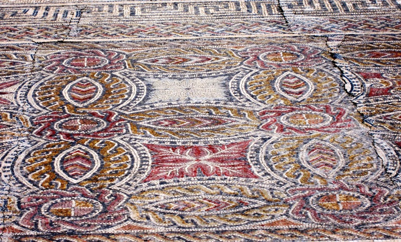 Roman mosaics, Coimbra, Portugal 
