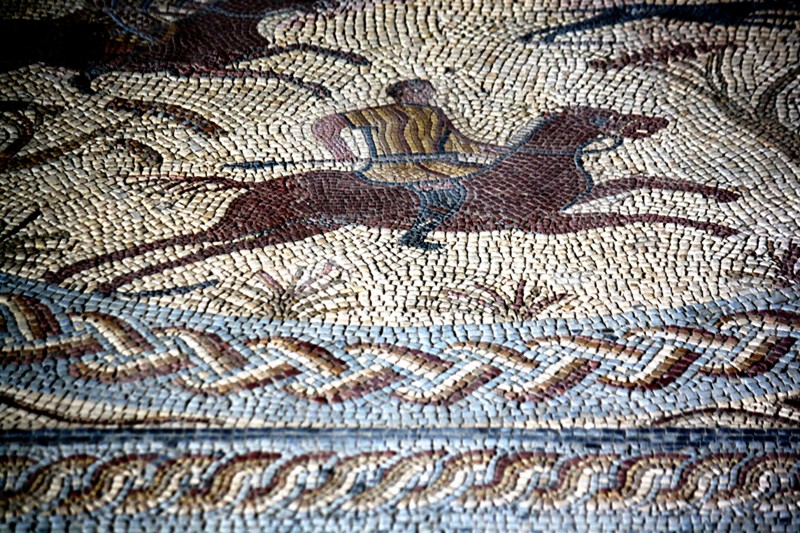 Roman mosaics, Coimbra, Portugal 