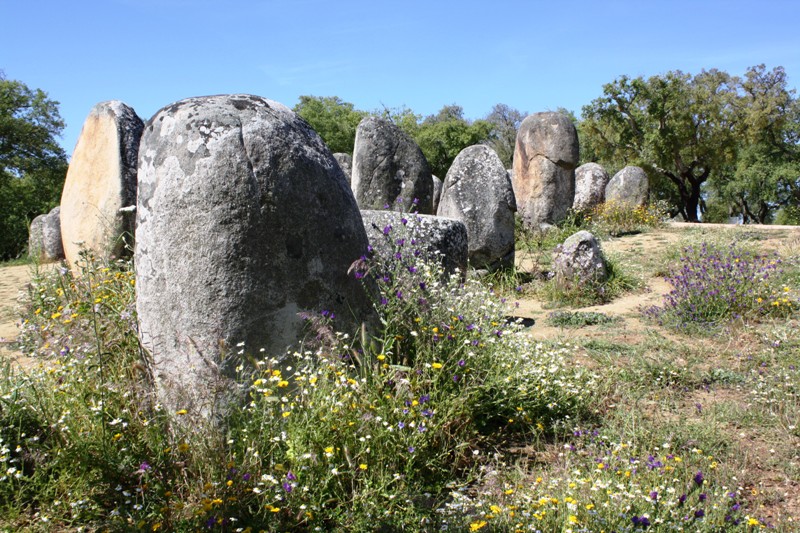 Almendres Cromlech, Évora Municipality, Portugal 