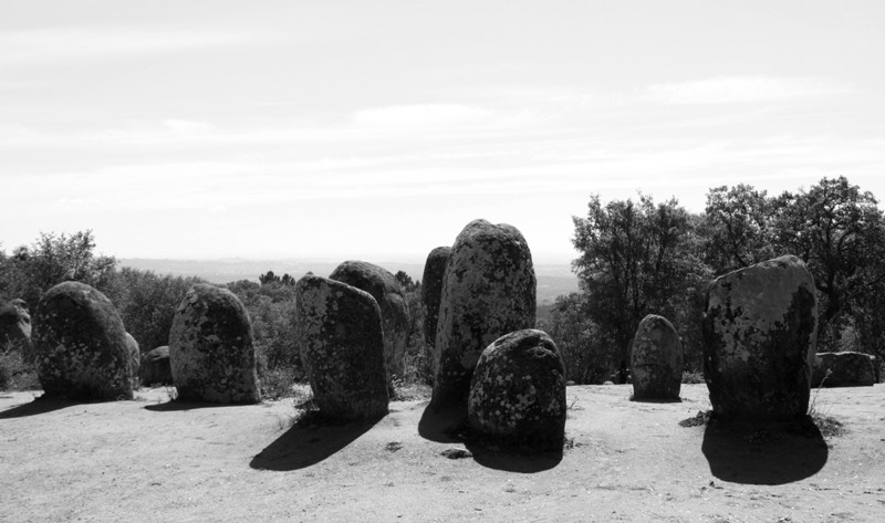 Almendres Cromlech, Évora Municipality, Portugal 