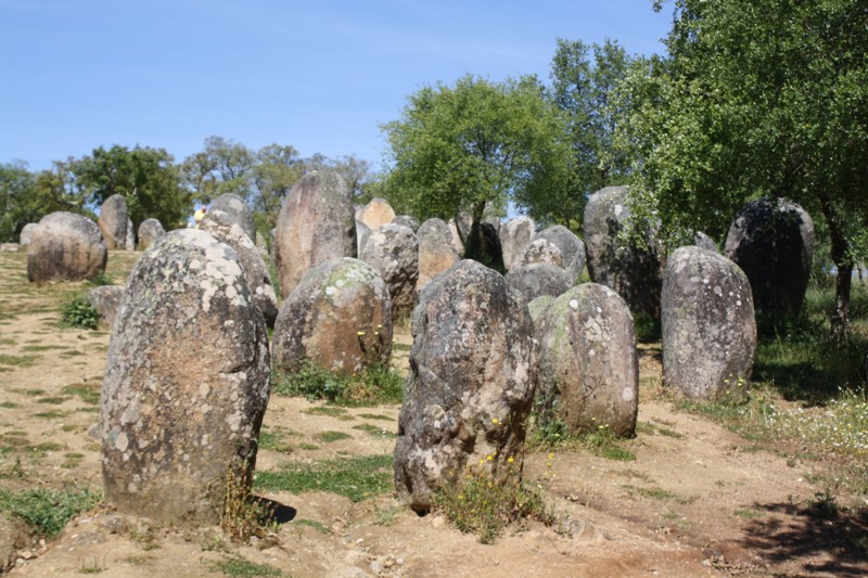 Almendres Cromlech, Évora Municipality, Portugal 