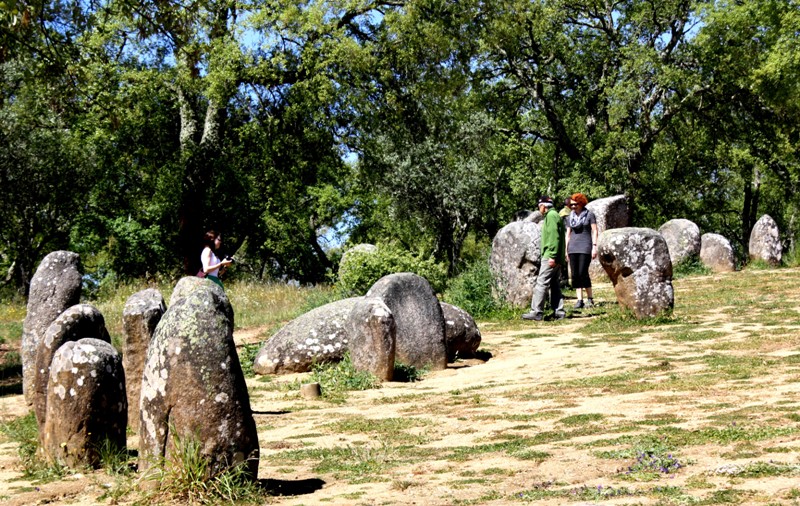 Almendres Cromlech, Évora Municipality, Portugal 