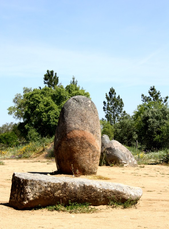 Almendres Cromlech, Évora Municipality, Portugal 