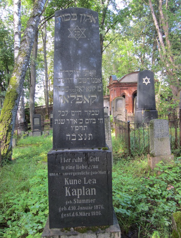 Jewish Cemetery, Roosi Street, Tartu, Estonia