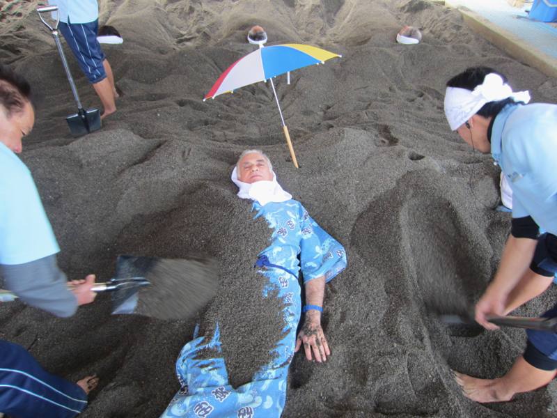 Volcanic Sand, Ibusuki, Kyushu, Japan, 指宿市 指宿温泉