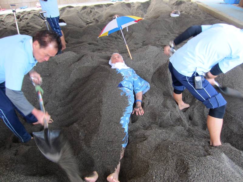 Volcanic Sand, Ibusuki, Kyushu, Japan, 指宿市 指宿温泉