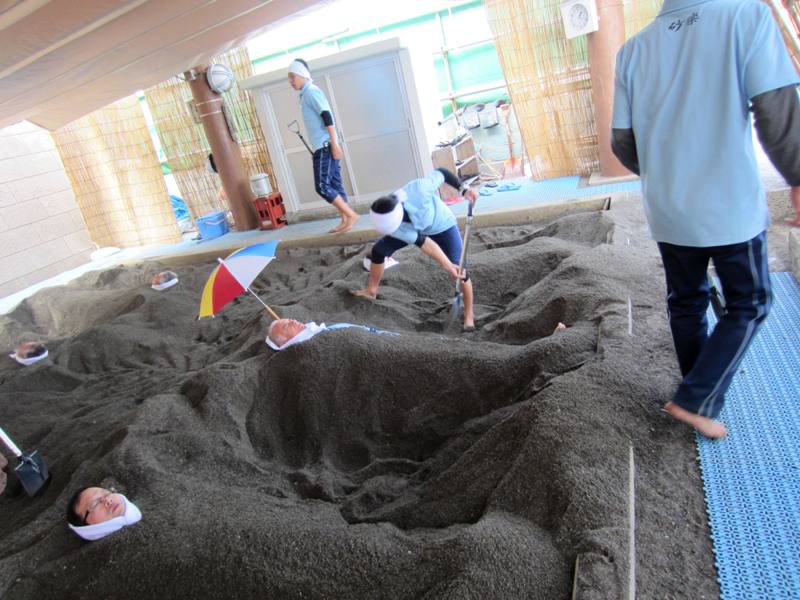 Volcanic Sand, Ibusuki, Kyushu, Japan, 指宿市 指宿温泉