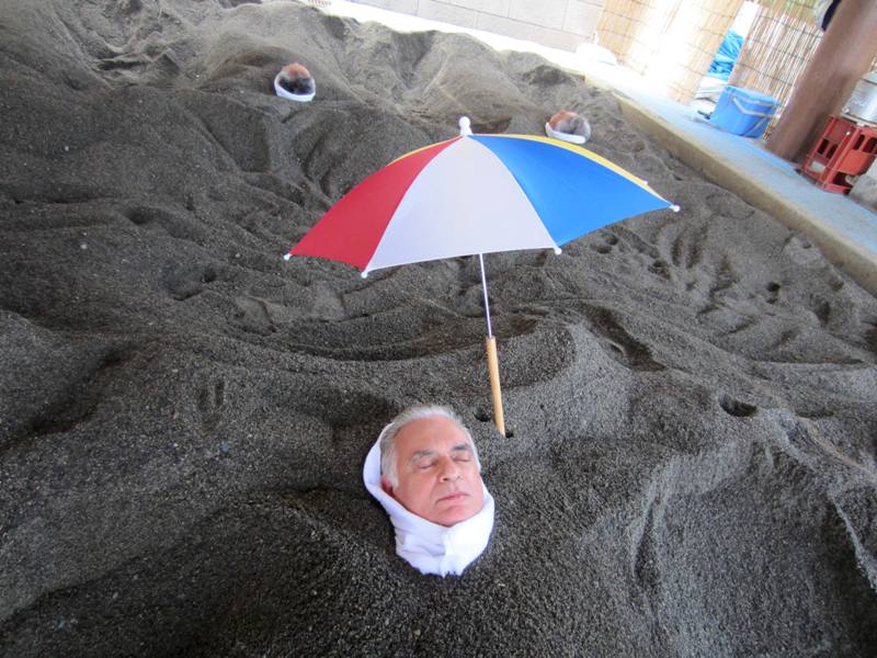 Volcanic Sand, Ibusuki, Kyushu, Japan, 指宿市 指宿温泉