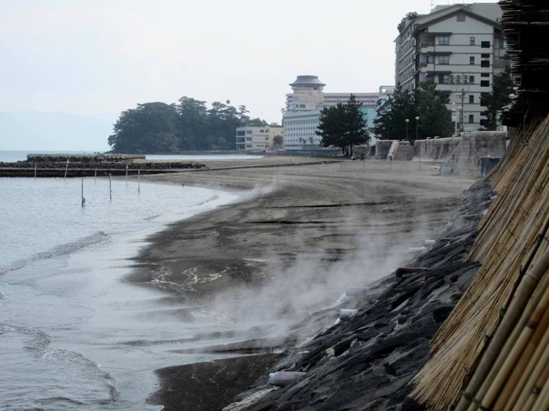 Volcanic Sand, Ibusuki, Kyushu, Japan, 指宿市 指宿温泉