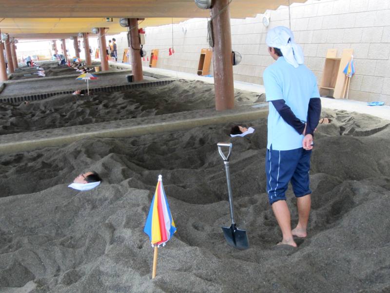 Volcanic Sand, Ibusuki, Kyushu, Japan, 指宿市 指宿温泉