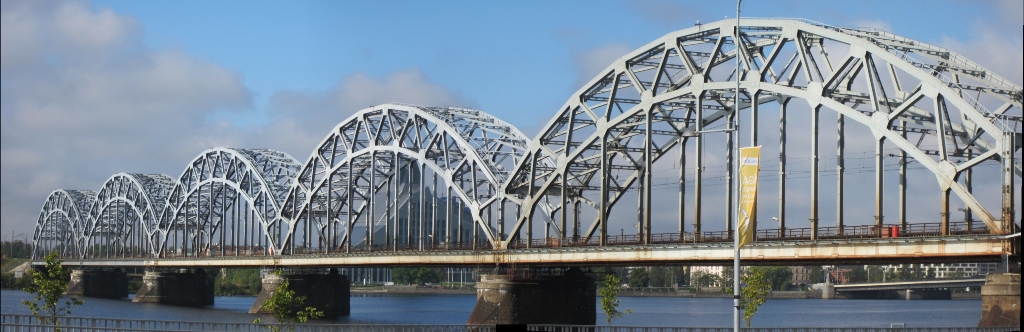 Railway Bridge, Dzelzceļa tilts, Riga, Latvia