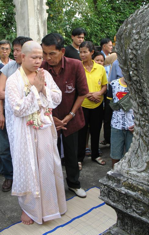 Monk Ceremony. Saraburi, Thailand