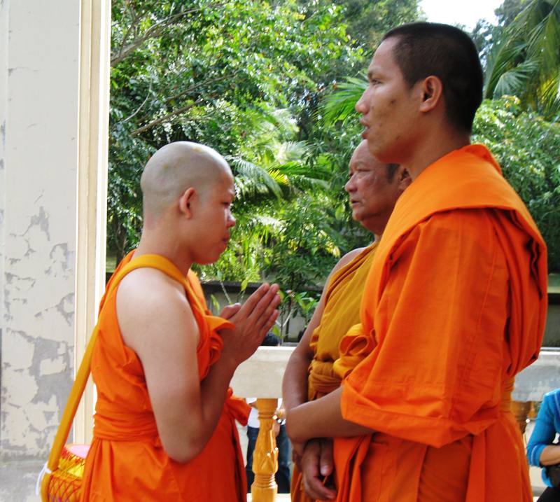 Monk Ceremony. Saraburi, Thailand