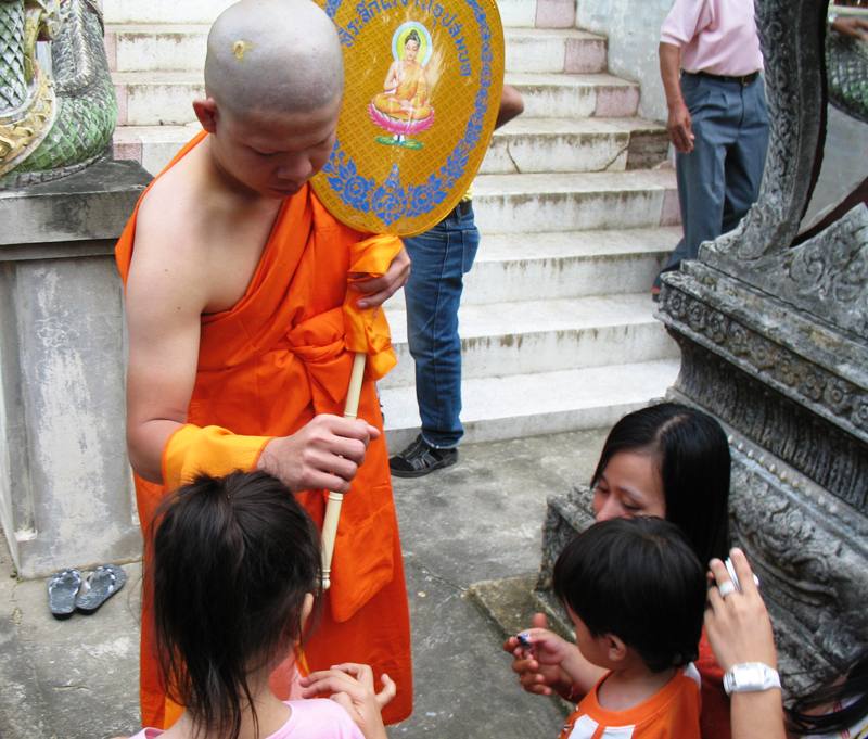 Monk Ceremony. Saraburi, Thailand