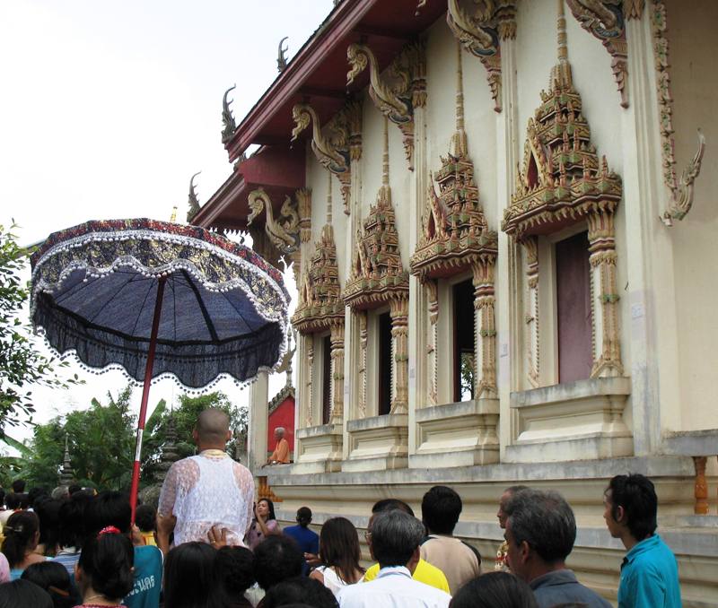 Monk Ceremony. Saraburi, Thailand