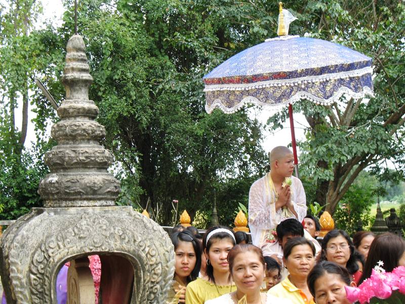 Monk Ceremony. Saraburi, Thailand