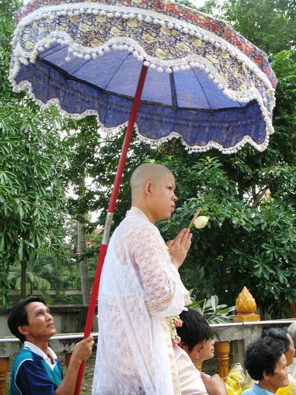 Monk Ceremony. Saraburi, Thailand